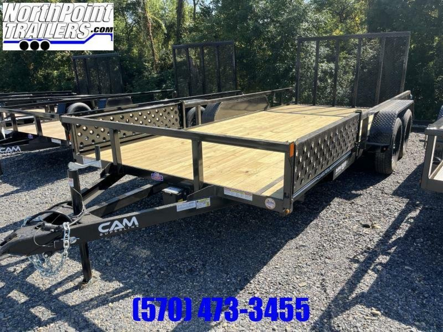 New 2025 CAM SUPERLINE 7x16 ATV/Landscape/Utility Trailer
