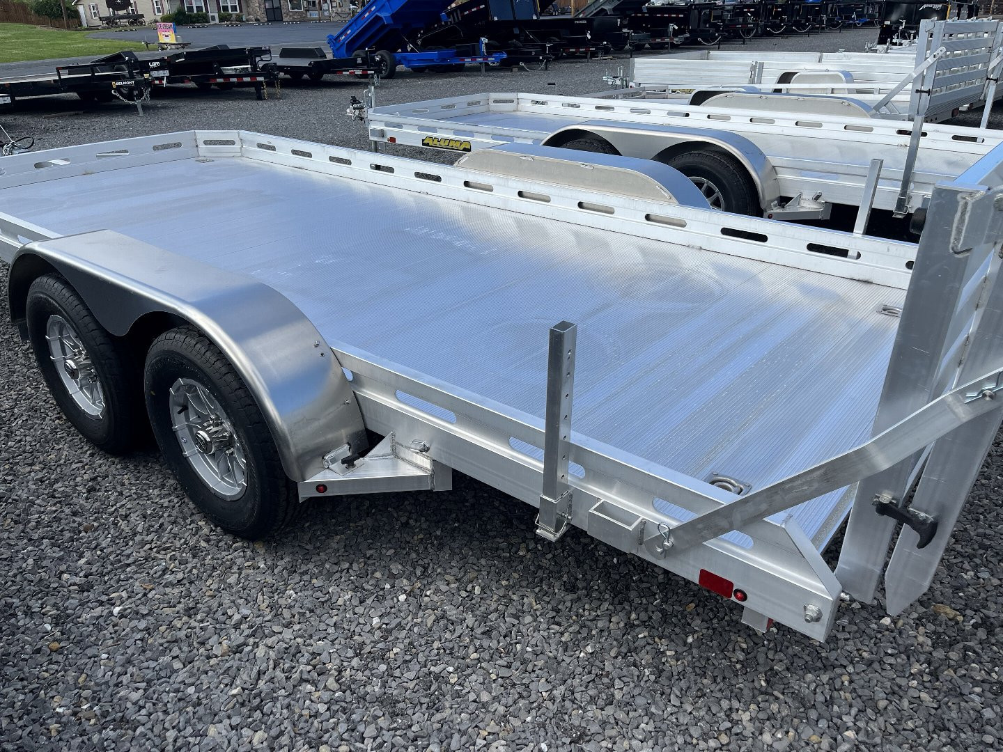 New 2026 Aluma 7816 BI-FOLD TAILGATE Utility Trailer