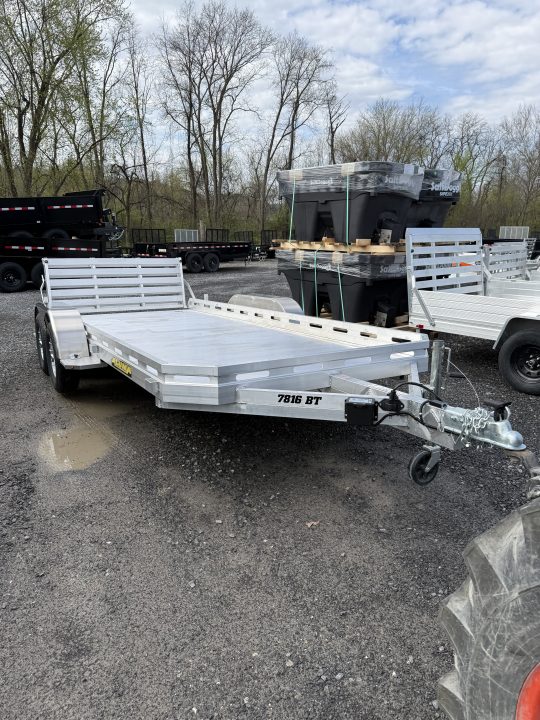 New 2027 ALUMA 7816 BI-FOLD TAILGATE Utility Trailer