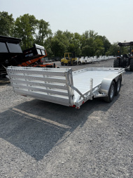 New 2026 Aluma 7816 BI-FOLD TAILGATE Utility Trailer