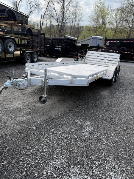 New 2027 ALUMA 7816 BI-FOLD TAILGATE Utility Trailer