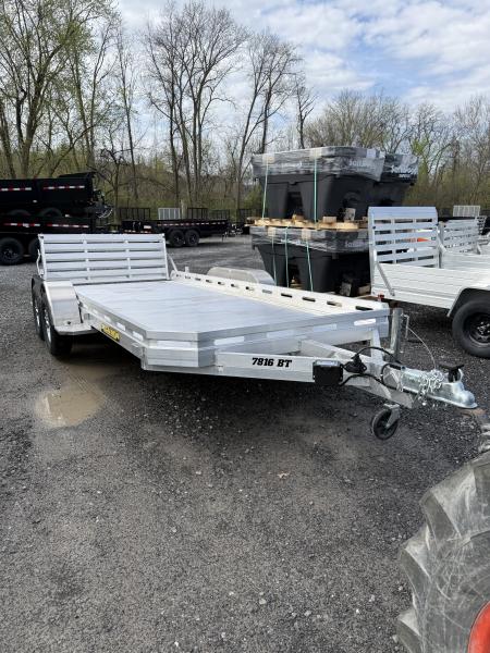 New 2027 ALUMA 7816 BI-FOLD TAILGATE Utility Trailer