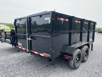 New 2026 CAM Superline 7 x 14' HIGH SIDE DUMP TRAILER - 14k - GOOSENECK
