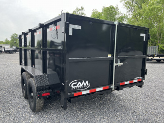 New 2026 CAM Superline 7 x 14' HIGH SIDE DUMP TRAILER - 14k - GOOSENECK