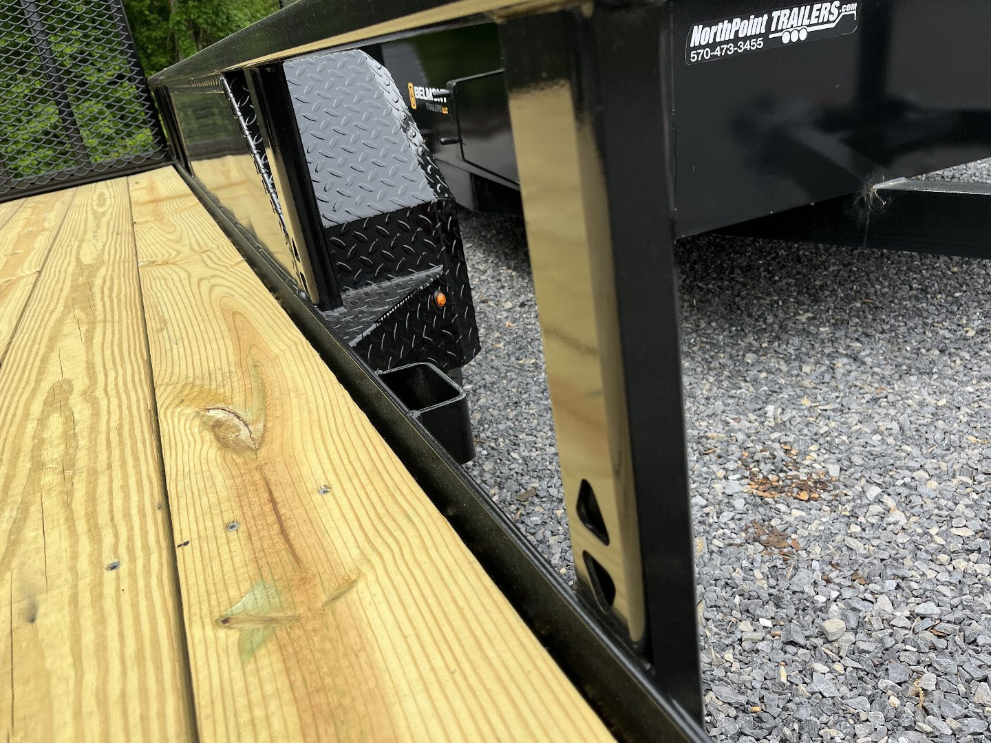 New 2025 BELMONT 7X16 - LANDSCAPE TRAILER - NEW DESIGN