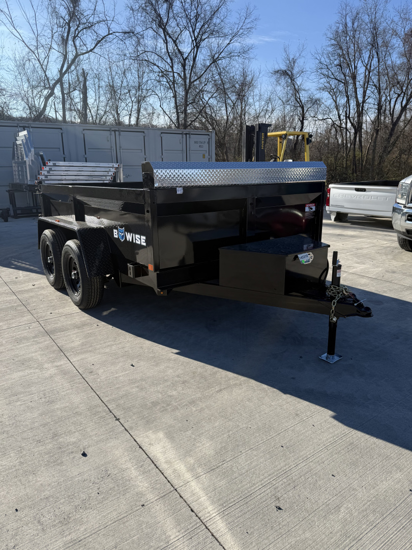 New 2027 BWISE 6x10 10K Dump Trailer w/ Ramps & Tarp Kit