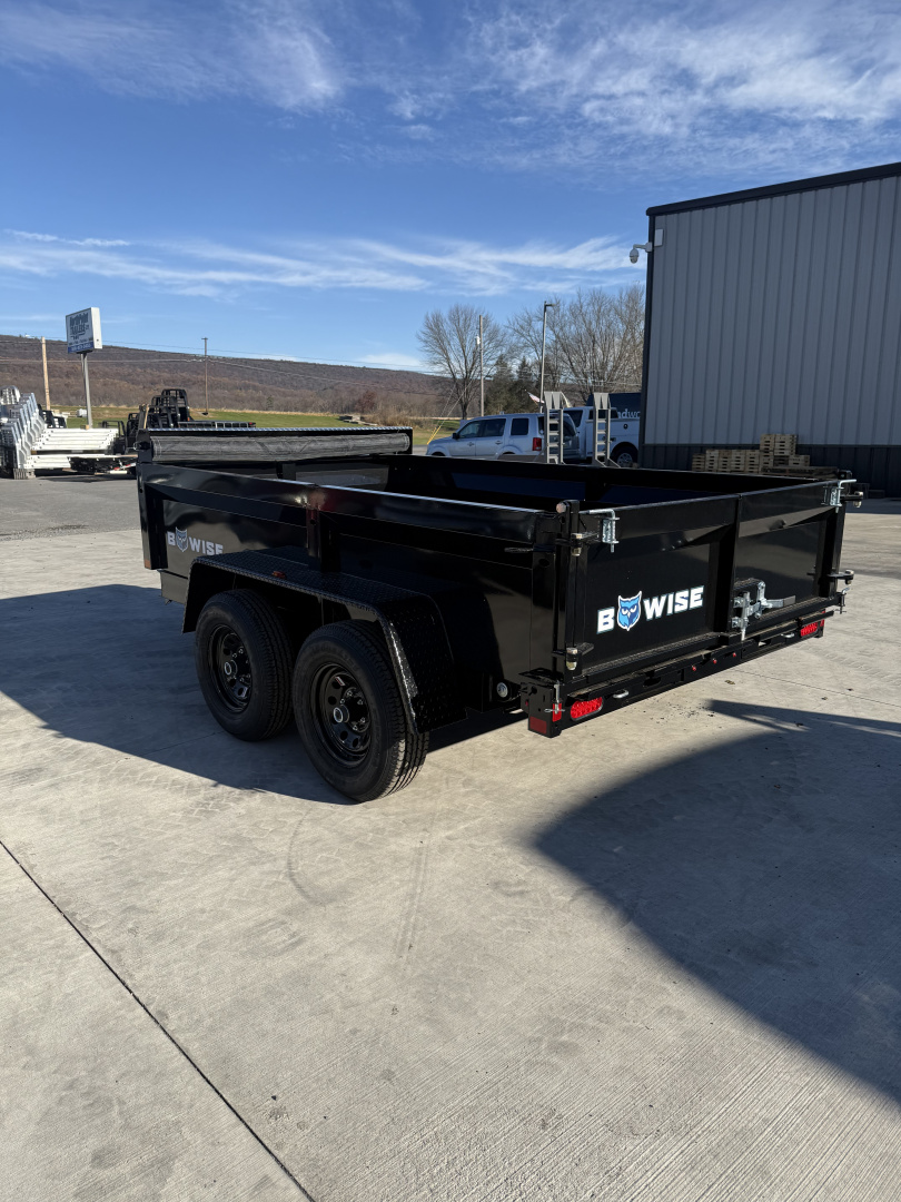 New 2027 BWISE 6x10 10K Dump Trailer w/ Ramps & Tarp Kit