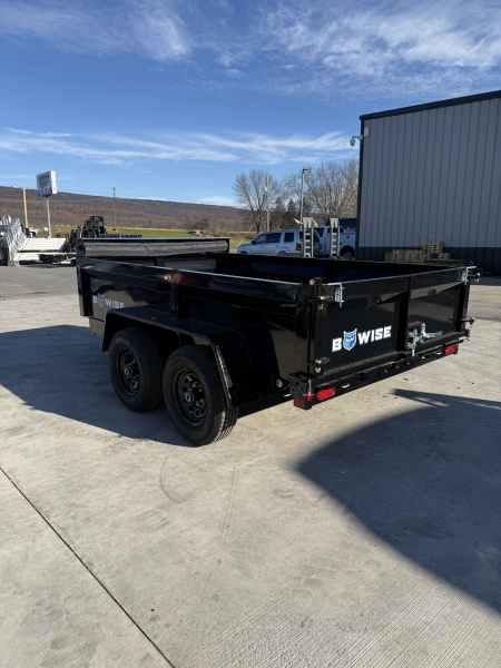 New 2027 BWISE 6x10 10K Dump Trailer w/ Ramps & Tarp Kit
