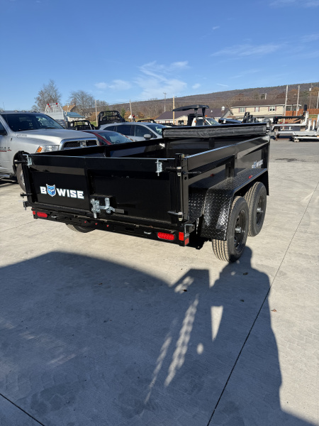 New 2027 BWISE 6x10 10K Dump Trailer w/ Ramps & Tarp Kit