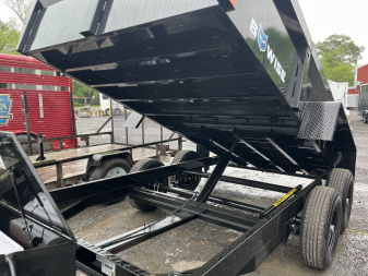 New 2026 BWise 6x12 10K Dump Trailer w/ Ramps & Tarp Kit