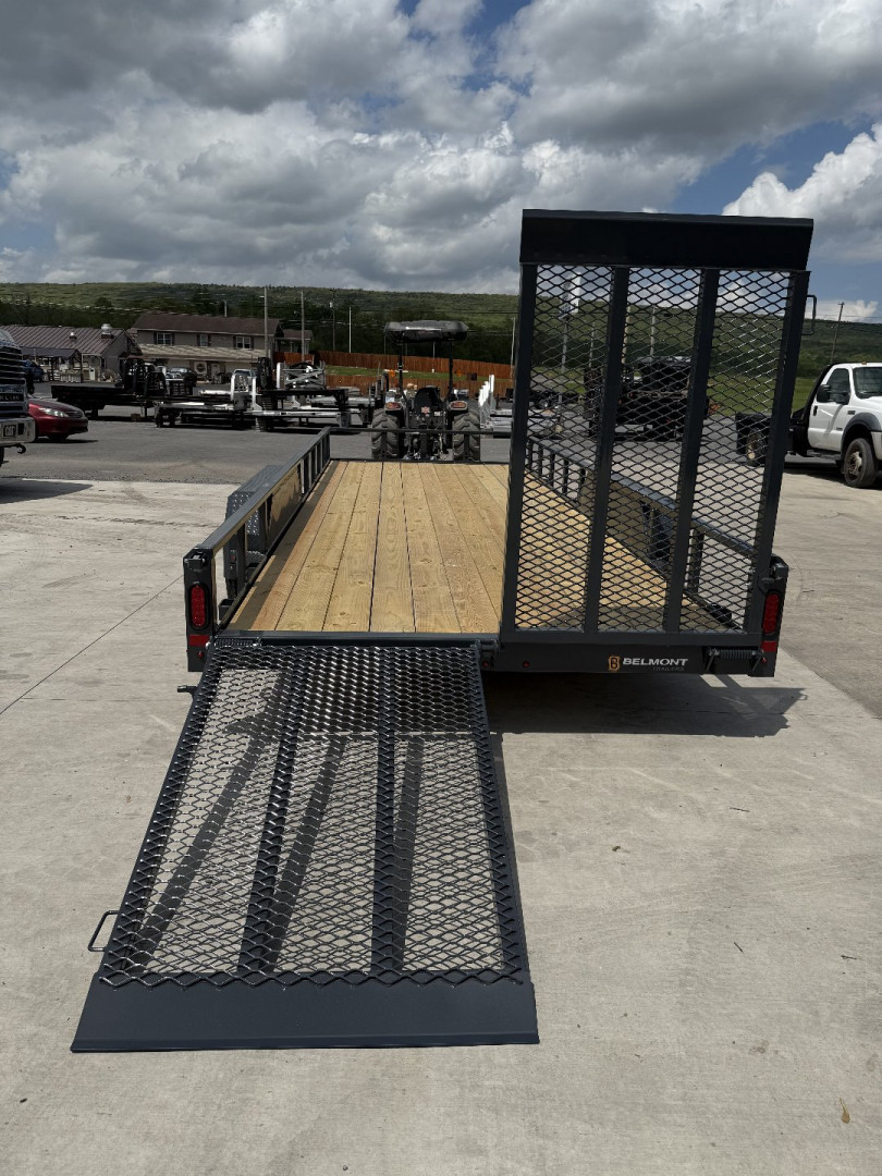 New 2025 BELMONT 7X20-10k - LANDSCAPE TRAILER - NEW DESIGN - BLACK