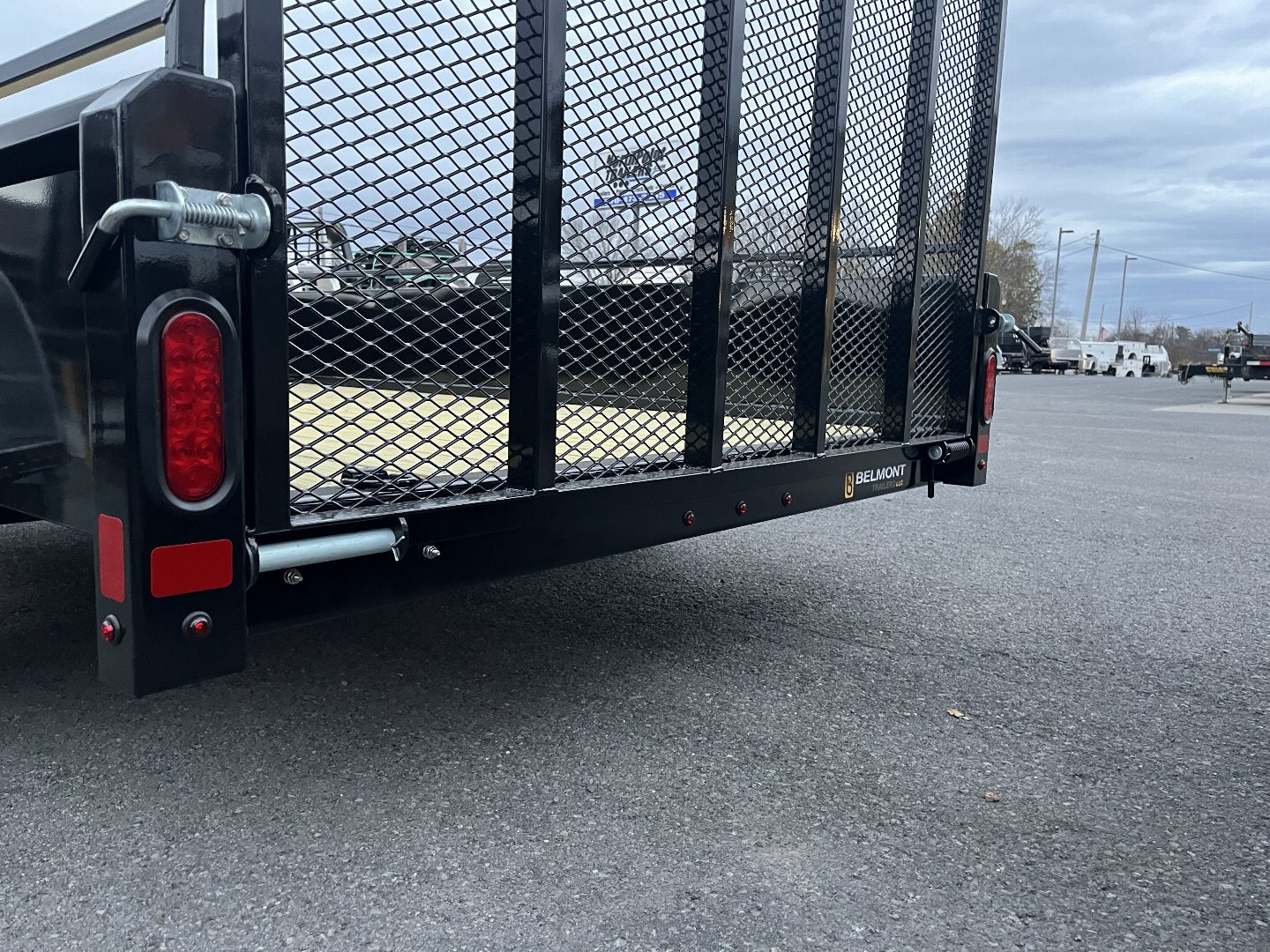 New 2025 Belmont UT610SS Solid Side Utility Trailer **BLACK**