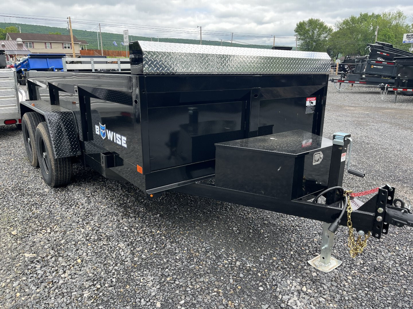 New 2026 BWise 6x12 10K Dump Trailer w/ Ramps & Tarp Kit