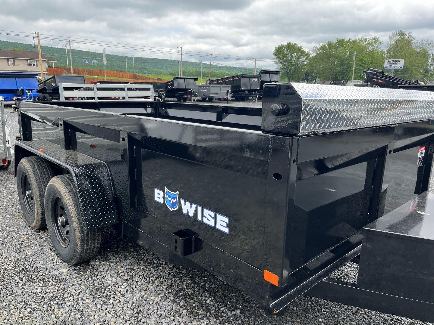New 2026 BWise 6x12 10K Dump Trailer w/ Ramps & Tarp Kit