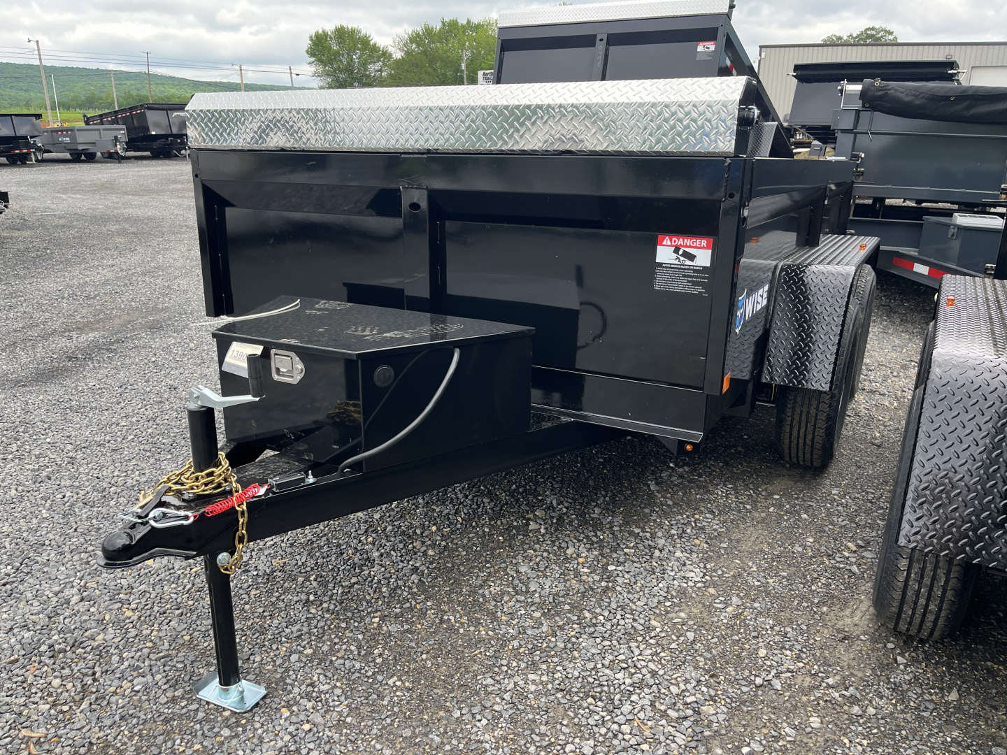 New 2026 BWise 6x12 10K Dump Trailer w/ Ramps & Tarp Kit