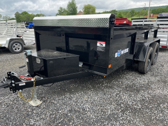 New 2026 BWise 6x12 10K Dump Trailer w/ Ramps & Tarp Kit