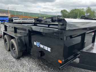New 2026 BWise 6x12 10K Dump Trailer w/ Ramps & Tarp Kit