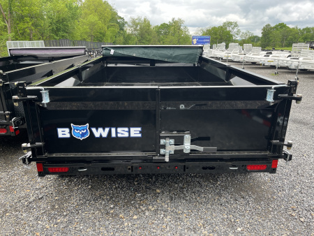 New 2026 BWise 6x12 10K Dump Trailer w/ Ramps & Tarp Kit