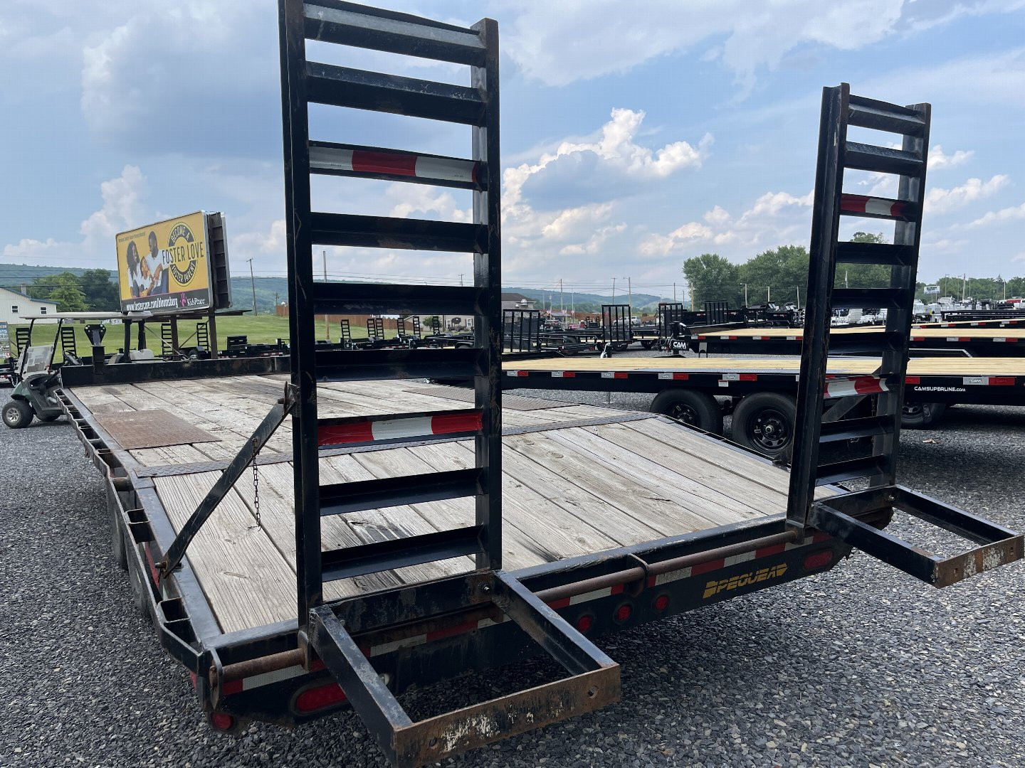 Used 2016 Pequea 20' Deckover - 14K - 16/4