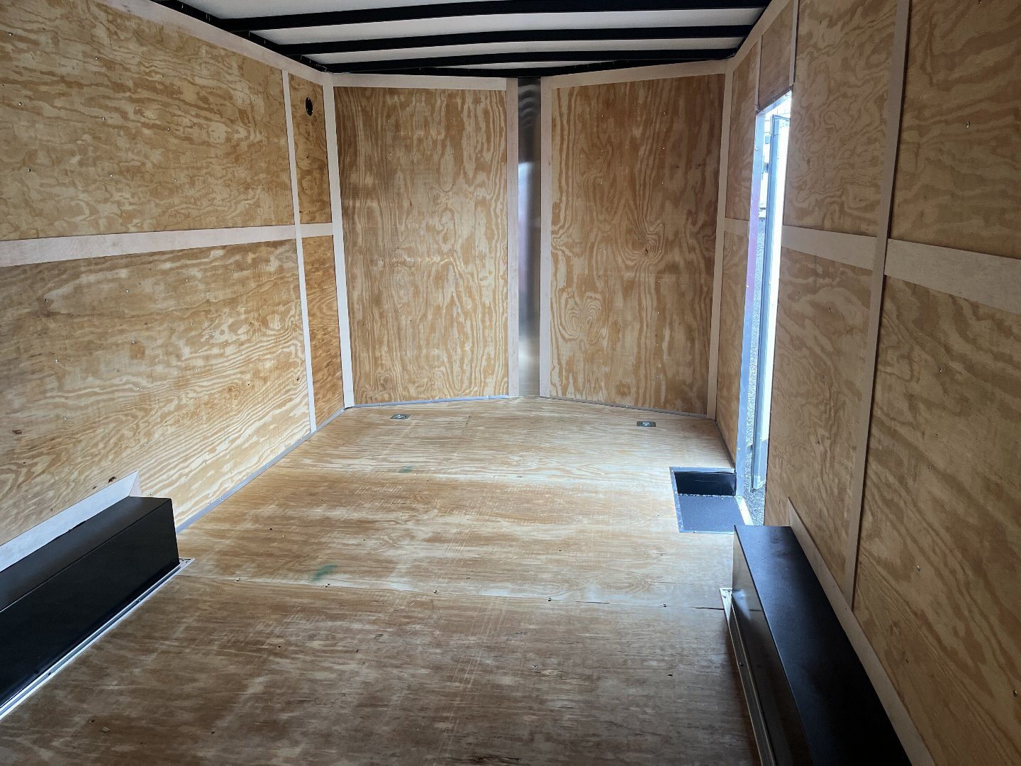 New 2025 Homesteader 8x18 V-Nose - 84" Interior - CHARCOAL GRAY Cargo / Enclosed Trailer