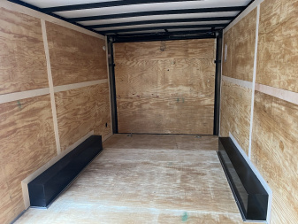 New 2025 Homesteader 8x18 V-Nose - 84" Interior - CHARCOAL GRAY Cargo / Enclosed Trailer