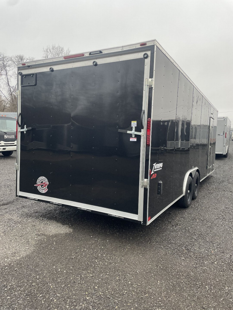 New 2025 Homesteader 8 x 24 IH CAR/UTV Trailer - 84" Interior - 9950# - POLYCOR SIDING