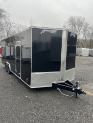 New 2025 Homesteader 8 x 24 IH CAR/UTV Trailer - 84" Interior - 9950# - POLYCOR SIDING