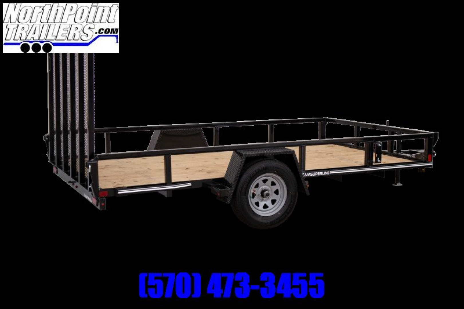 New 2025 Cam Superline 6x12 Tube Top Utility Trailer