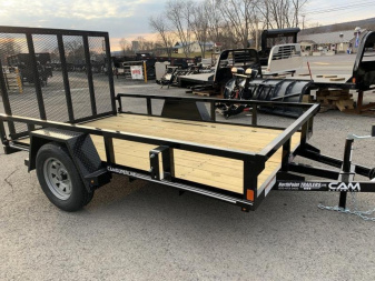New 2025 CAM 6x10 Tube Top Utility Trailer 3K GVWR
