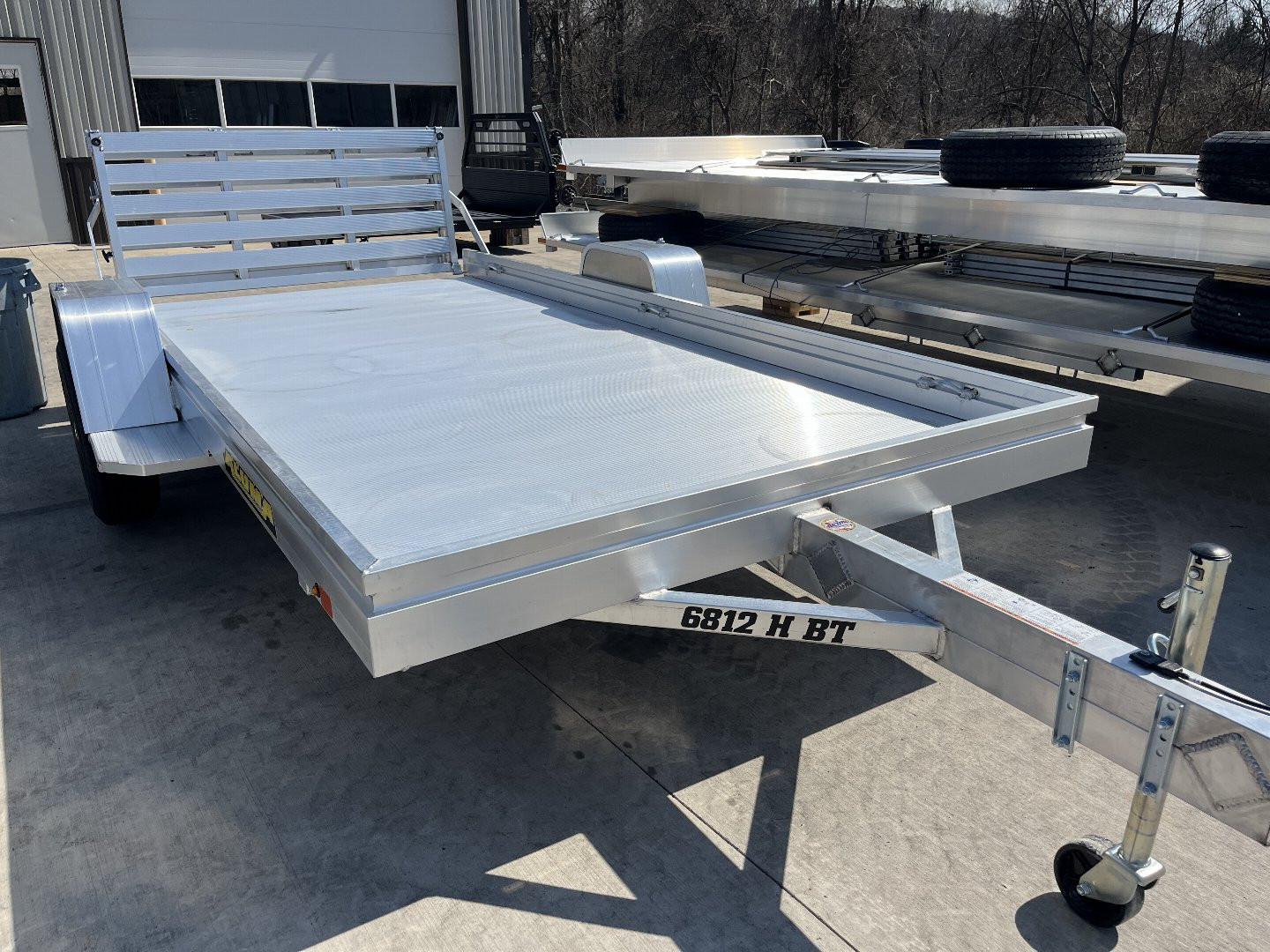 New 2026 ALUMA 68" x 12' Aluminum Utility w/ Bi-Fold Tailgate