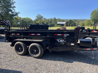 New 2025 CAM 6X12-10K DUMP TRAILER W/ RAMPS - TARP KIT