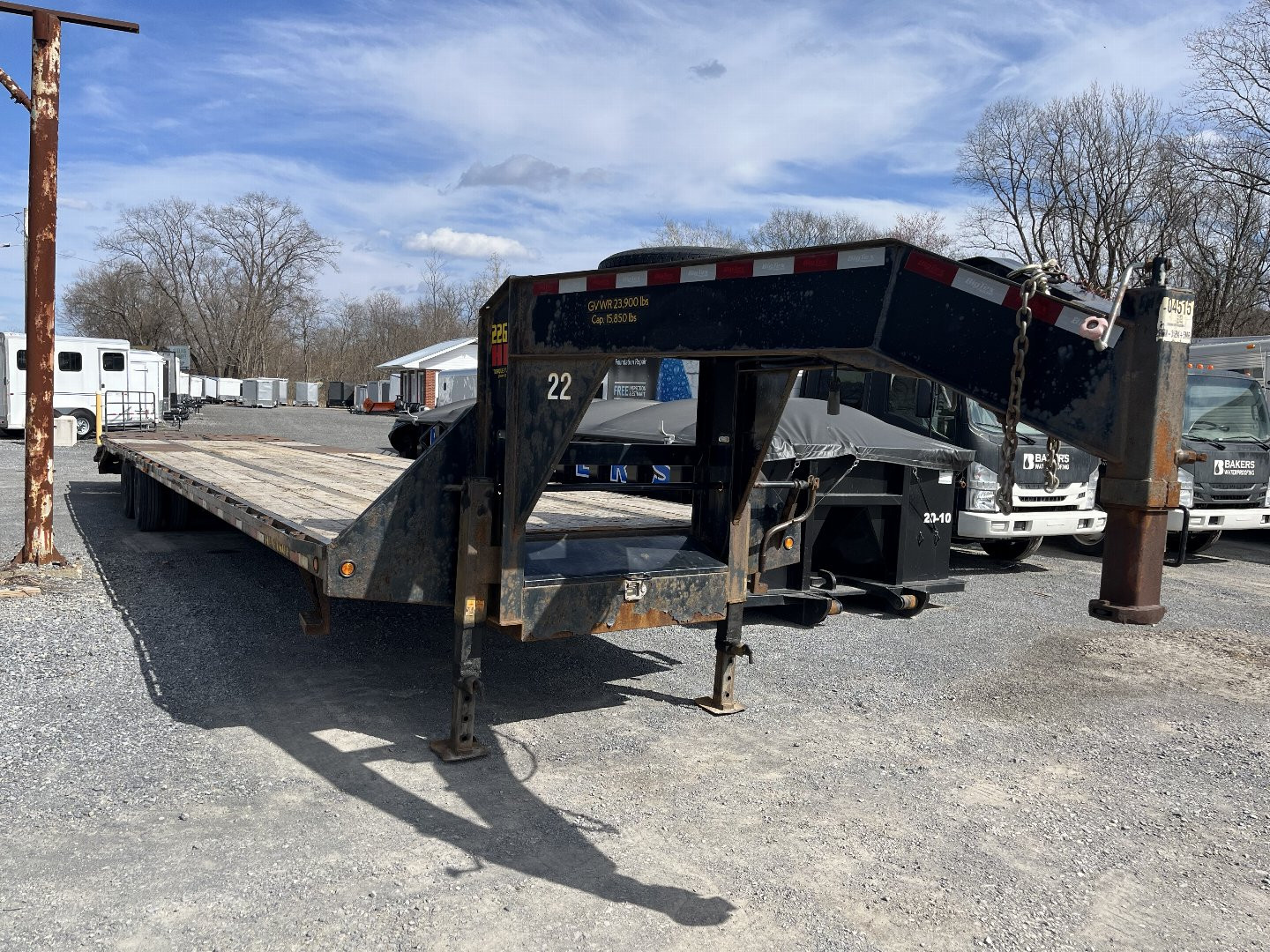 Used 2019 Big Tex 22GN - 35+5MR Gooseneck Trailer