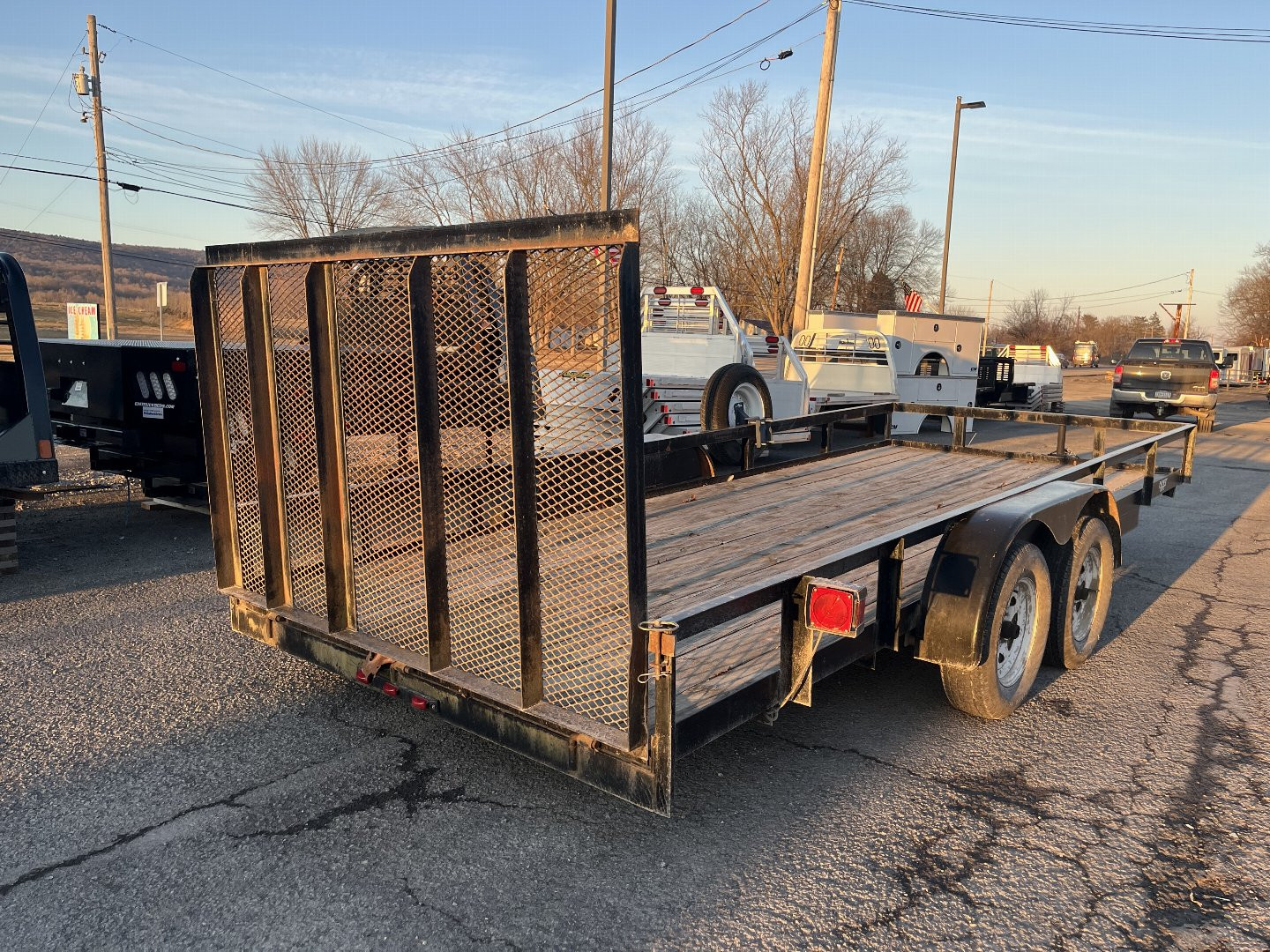 Used 2014 NNT 18' Landscape/Utility Trailer