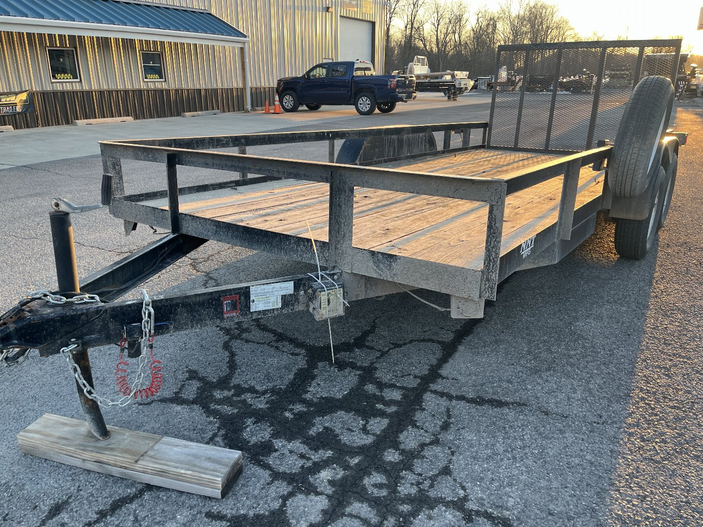 Used 2014 NNT 18' Landscape/Utility Trailer
