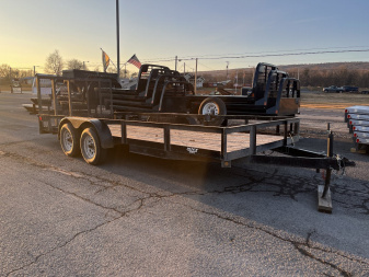 Used 2014 NNT 18' Landscape/Utility Trailer