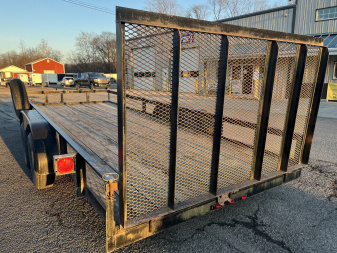 Used 2014 NNT 18' Landscape/Utility Trailer