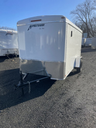 New 2025 Homesteader 6x12 Challenger Cargo - Ramp Door - WHITE