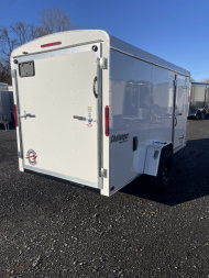 New 2025 Homesteader 6x12 Challenger Cargo - Ramp Door - WHITE