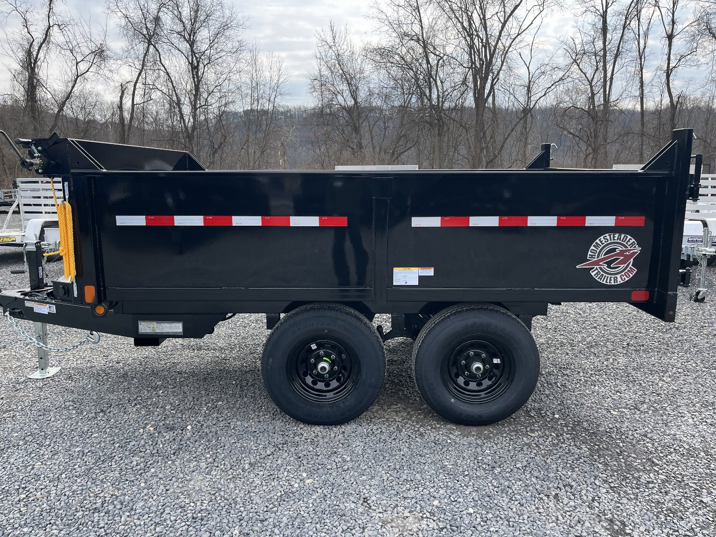 New 2025 Homesteader 6x10 Deckover Dump - 10K - DBL DOOR REAR