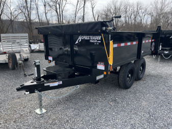 New 2025 Homesteader 6x10 Deckover Dump - 10K - DBL DOOR REAR