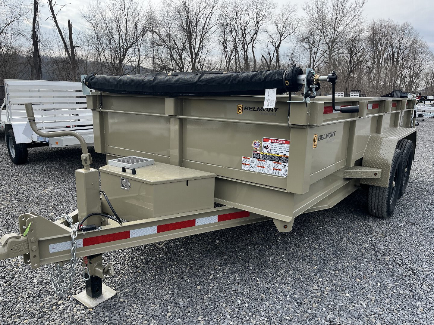 New 2025 BELMONT 81" x 14' -14K GVWR - TARP KIT - SANDSTONE COLOR