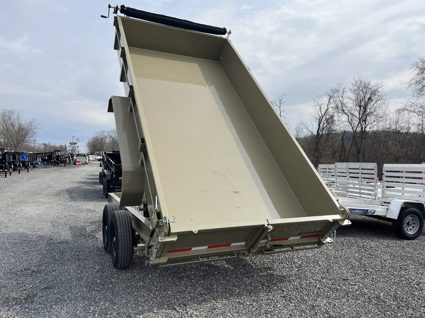 New 2025 BELMONT 81" x 14' -14K GVWR - TARP KIT - SANDSTONE COLOR