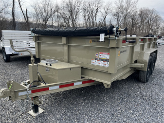 New 2025 BELMONT 81  x 14' -14K GVWR - TARP KIT - SANDSTONE COLOR