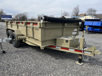 New 2025 BELMONT 81" x 14' -14K GVWR - TARP KIT - SANDSTONE COLOR