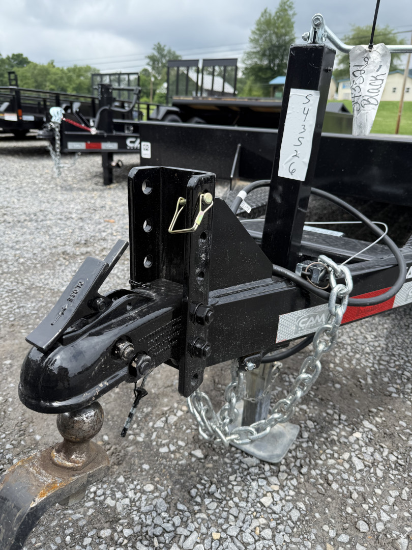 New 2025 CAM Superline - 18' Car Hauler - BLACK - Removable Fender DS