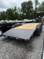 New 2025 CAM Superline - 18' Car Hauler - BLACK - Removable Fender DS