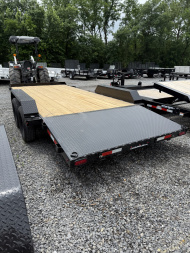 New 2025 CAM Superline - 18' Car Hauler - BLACK - Removable Fender DS