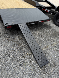 New 2025 CAM Superline - 18' Car Hauler - BLACK - Removable Fender DS