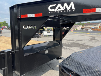 New 2025 CAM SUPERLINE Cam Superline 8.5' X 30' Gooseneck Deckover Trailer - 14,000# GVWR - SUPER RAMPS Deckover Trailer
