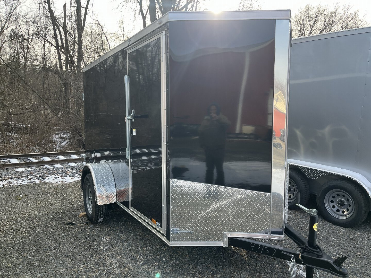 New 2025 Spartan 5x10 Single Axle Cargo - BLACK - Double Rear Doors - OPTIONS